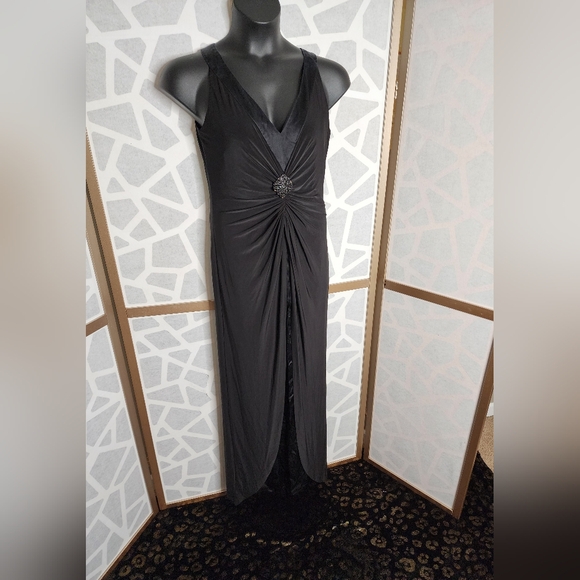 Talbots Ruched & Layered Gown | Size 12 - Picture 2 of 11